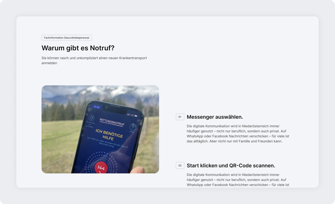 Notruf Prozess Section 4